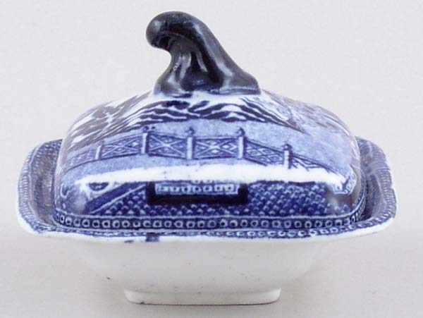 Toy Covered Vegetable Dish c1845